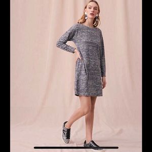 Lou & Grey Marled Drop Shoulder Dress